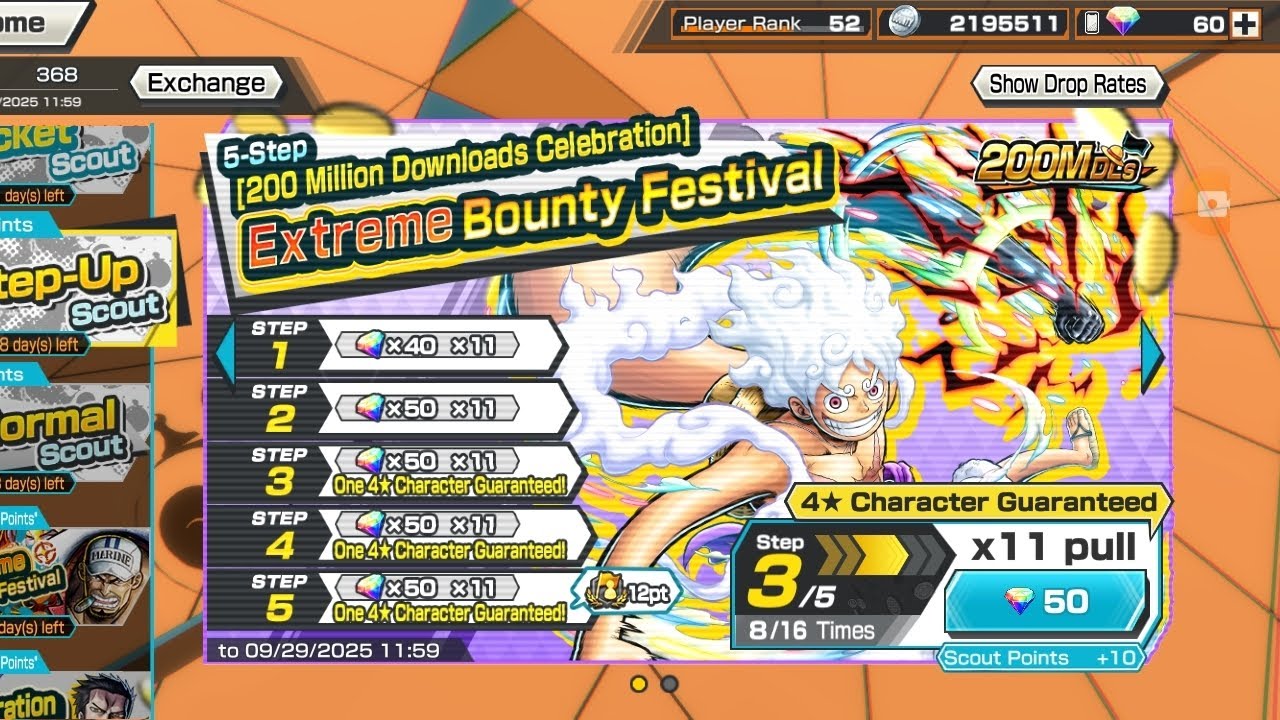 [OPBR] (01sep25) 38th Multy Extreme Bounty Festival EX Nika V2 (50 RD)