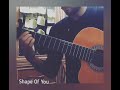 Shape of you  guitar cover by sam bouhank
