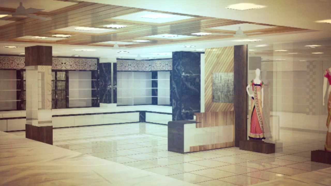 Saree Showroom Interior Design Youtube