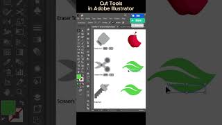 Knife, Scissors and Eraser Tools - Adobe Illustrator CC for Beginners  #design #illustrator #tricks