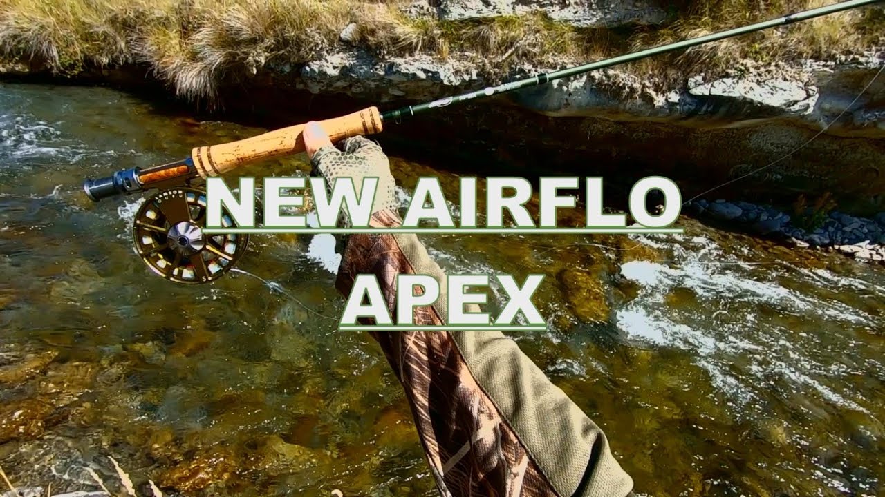 Fly Fishing New Zealand in Fast Water..Testing Out The New Airflo Apex 