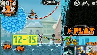 Moto x3m bike race-level's 12-15 Gameplay(android & ios) screenshot 5
