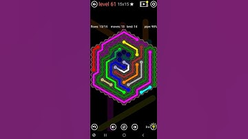 How To Solve Flow Free Hexes Premium 15x15 Mania Level 61 Board Walk Through Solution Walkthrough