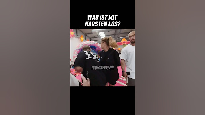 Was ist mit KARSTEN los?😳
