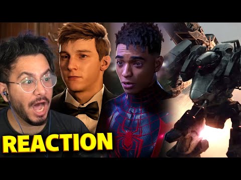 TRAILER REACTION : Spider-Man 2 , Armored Core 6 Fires of Rubicon