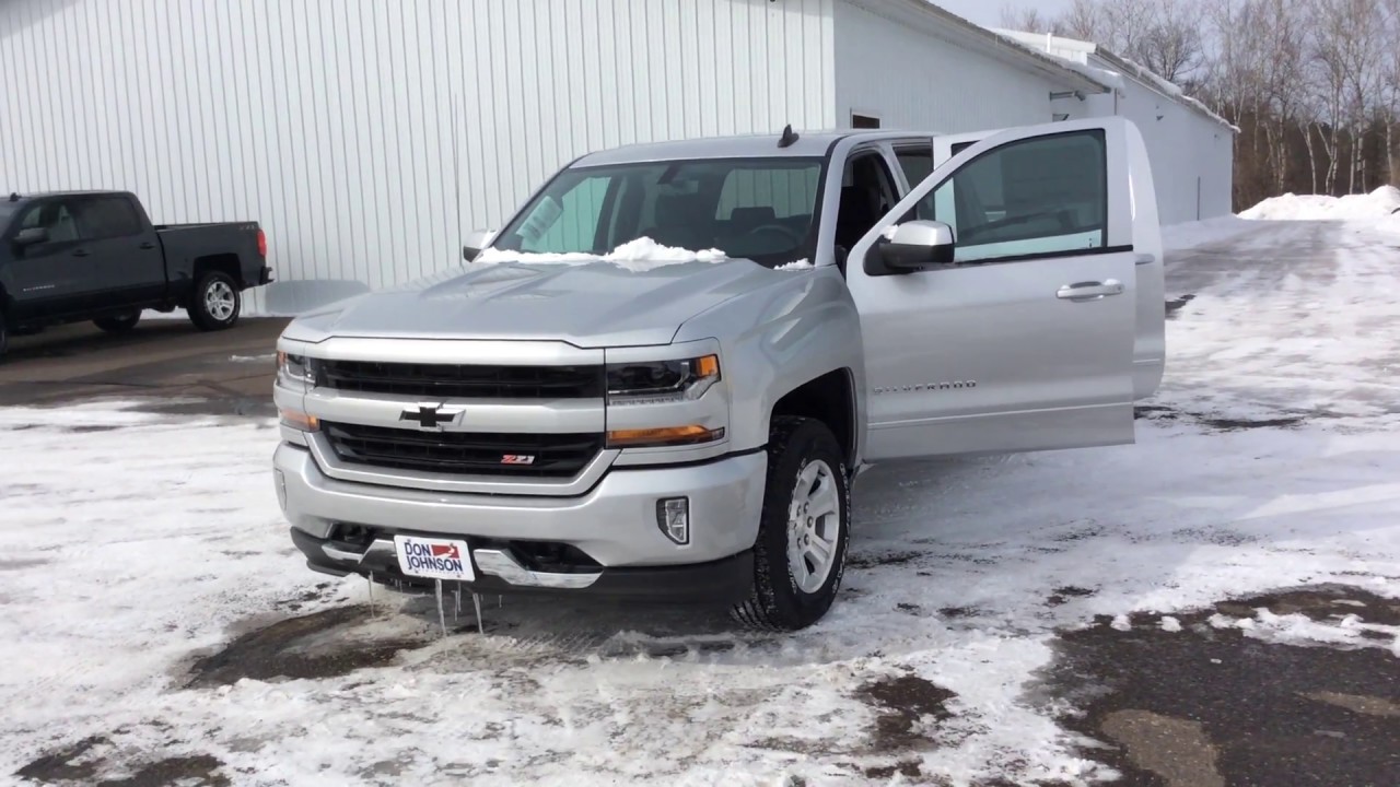 2018 Chevrolet Silverado 1500 LT Z71 4WD Silver Ice Metallic (H18079