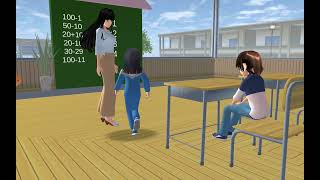 ละครสั้นเรื่อง โมเดวมาโรงเรียนวันแรกโดนเพื่อนแกล้งเลย ตอนเดียวจบ 😞👨‍👩‍👧 #SAKURA School Simulator