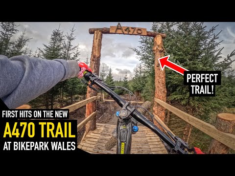 FIRST EVER HITS ON THE NEW A470 LINE AT BIKE PARK WALES!!