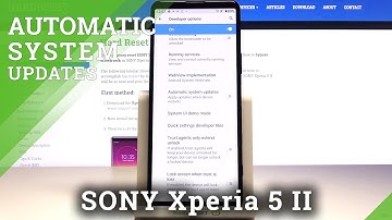 How to Enable Auto System Update in SONY Xperia 5 II – Update System Version