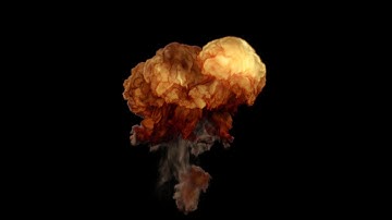Houdini PyroFX - Explosion test #2