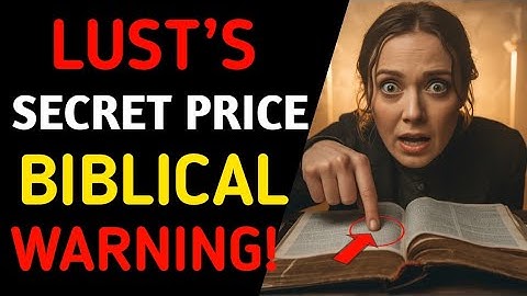 The Price of LUST Will SHOCK You | A Biblical Warning”