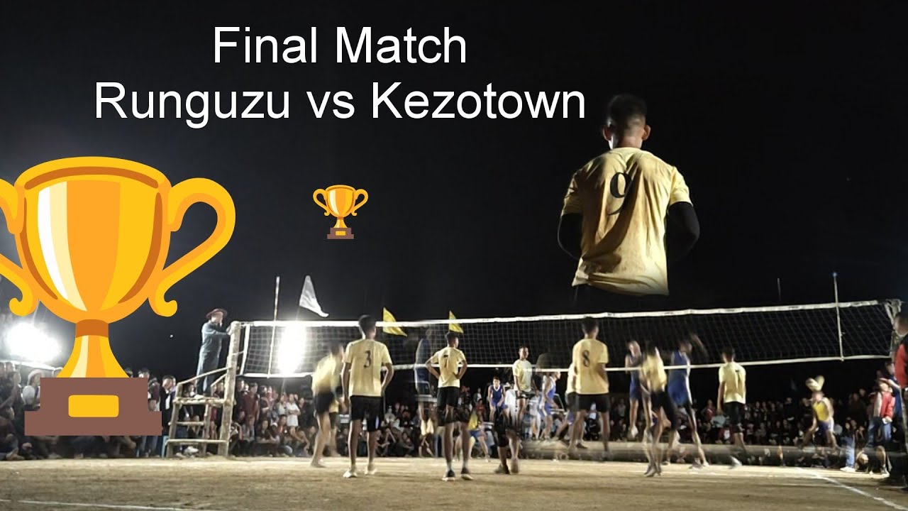 Chozuba Volleyball tournament Final Match ❤️ Runguzu vs Kezotown 🏆🔥 || volleyball