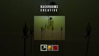 I defeat the entity in creative mode in the backrooms
