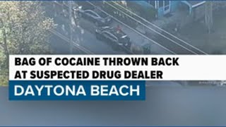 Bag of cocaine thrown back at suspected drug dealer as Florida deputies arrive for arrest Profile