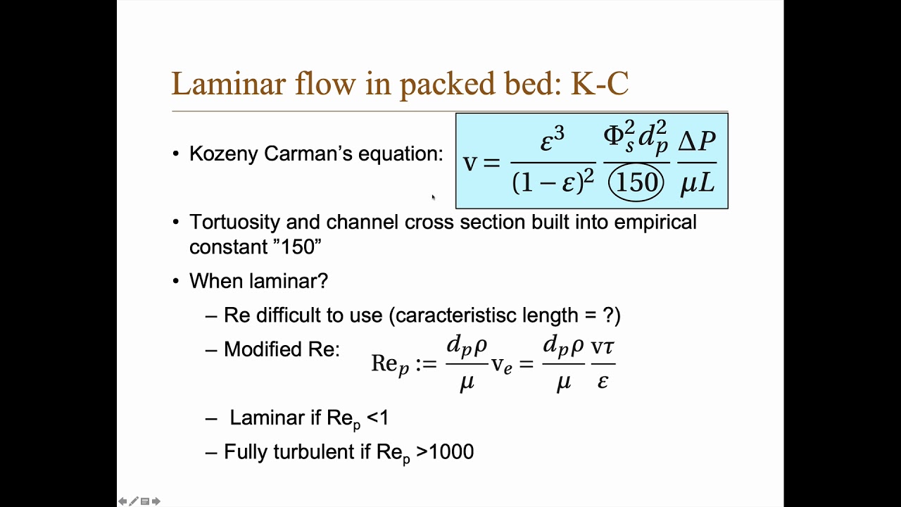 Porous media Shifting perspective to Kozeny Carman (DRAFT version