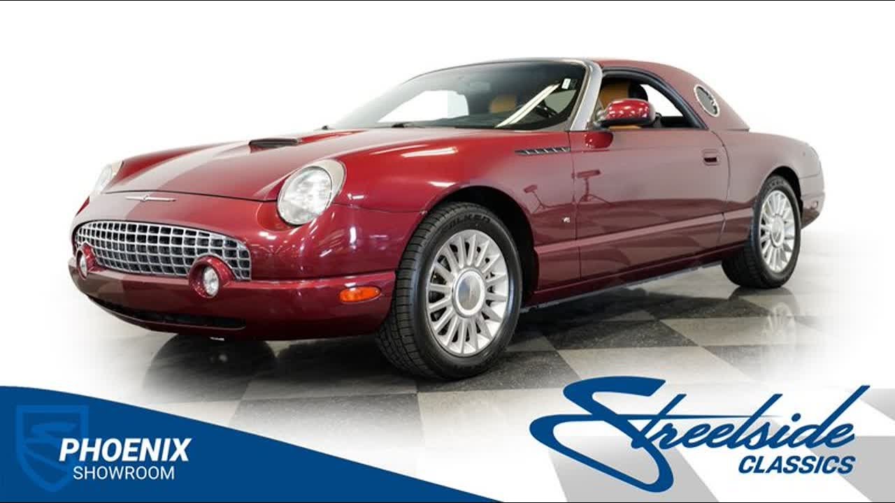 EMINEM CAR FORD THUNDERBIRD赤＋2点 Ford Thunderbird Sports Roadster concept to cross the block