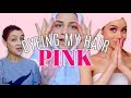 EXTREME MAKEOVER | dyeing my hair pink