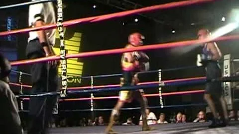 Lcpl. Patrick Moody Fighting At F1 Boston RD 3