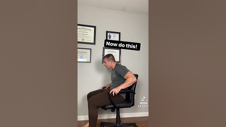 Back Pain Relief from Sitting All Day!