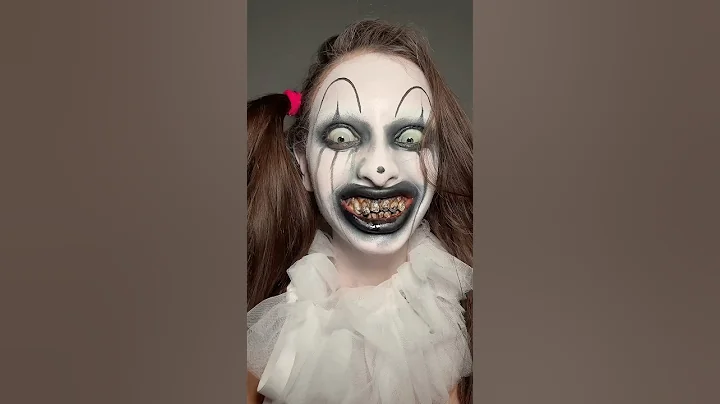 DAY 17 of 31: LITTLE PALE GIRL FROM TERRIFIER 3 🤡 #scary #halloween #shorts #viral #ytshorts