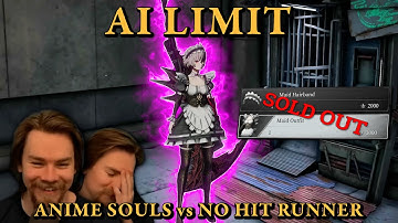AI Limit First Playthrough! Can The Average Dark Souls No Hit Runner Handle Anime Souls?