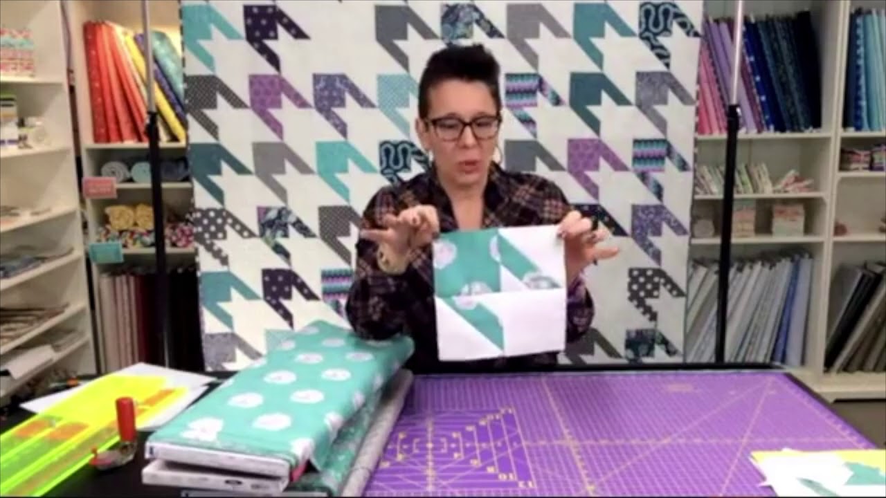 Make an Almost Houndstooth Quilt - Video #1