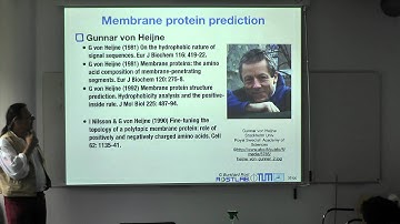 Protein Prediction 1 for Computer Scientists - Lecture 10: "Membrane structure prediction 1""