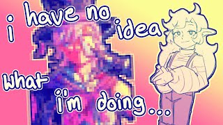 Trying HYPERPOP Art! | send help