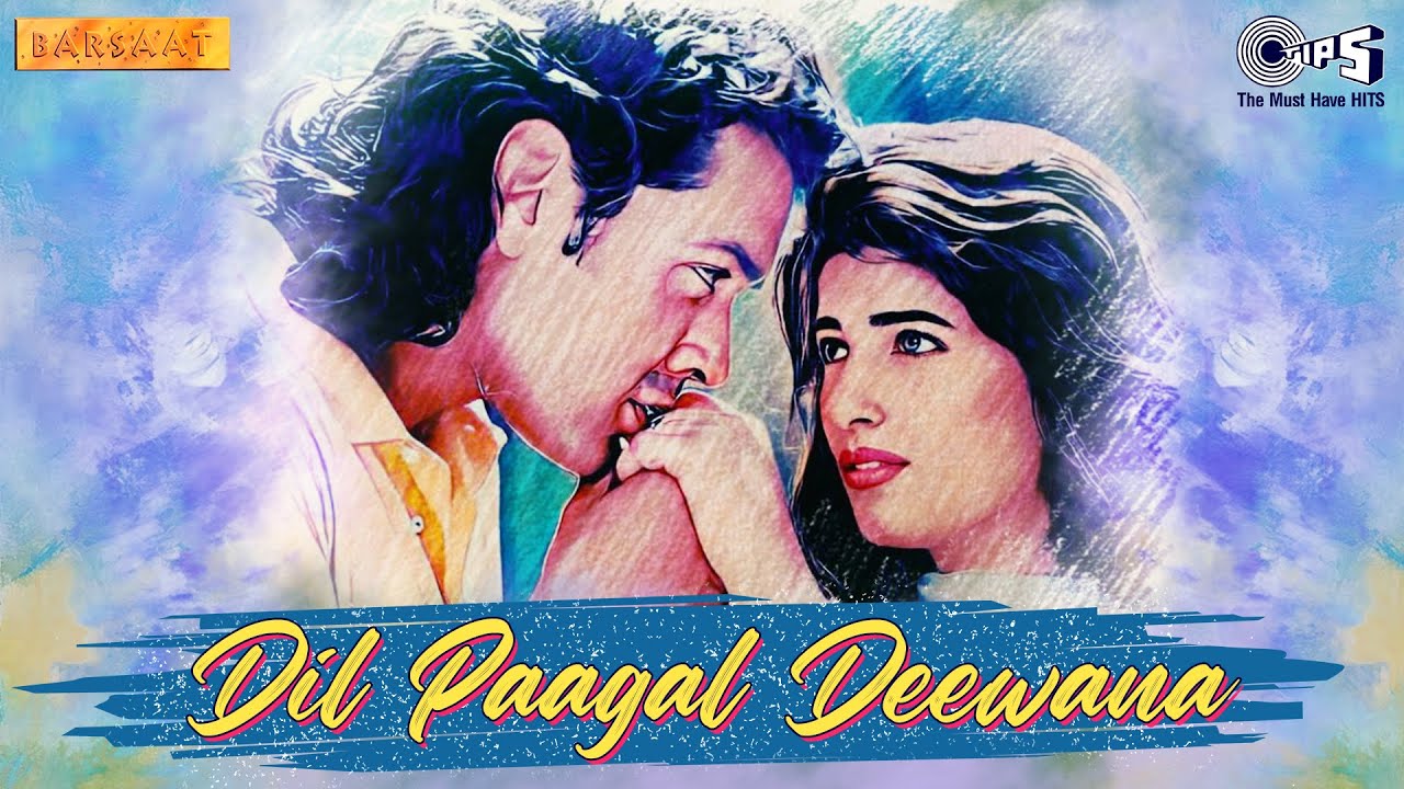 Dil Paagal Deewana Hai  Barsaat  Bobby Deol Twinkle Khanna  Kumar Sanu  90s Hits Hindi Songs