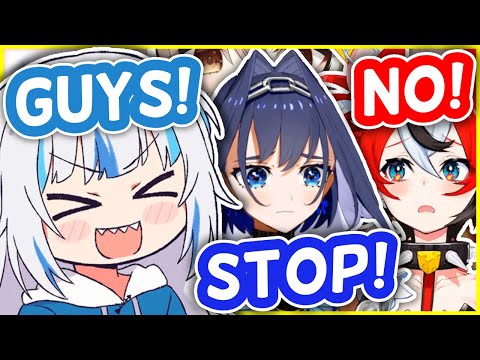 Gura Almost Made Bae and Kronii 𝙏𝙝𝙧𝙤𝙬 𝙐𝙥 With Her Disgusting Story | HololiveEN Clips
