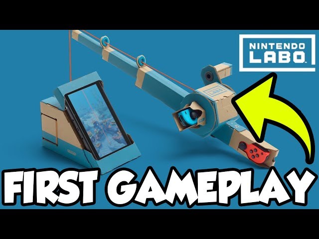 Catching the RAREST Fish in Nintendo Labo Fishing! [ LIVE] 