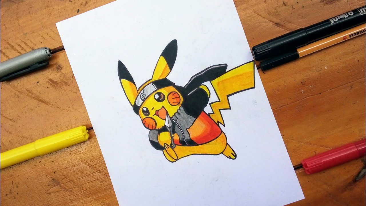 COMO Desenhar PIKACHU 