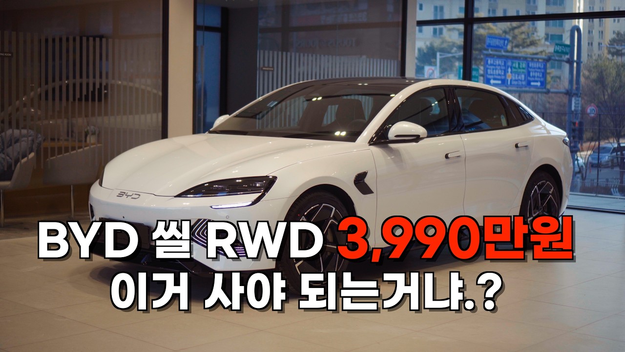 BYD 씰 RWD 출시! 옵션 정리 테슬라 모델3 RWD 간단 비교
