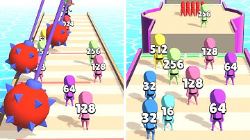 2048 Clash 3D - All Levels Gameplay Android, iOS