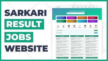 Create a Sarkari Job/Result Website in WordPress | Sarkari Result Website Kaise Banaye