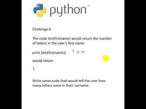 Lesson 1 Python Challenge 6