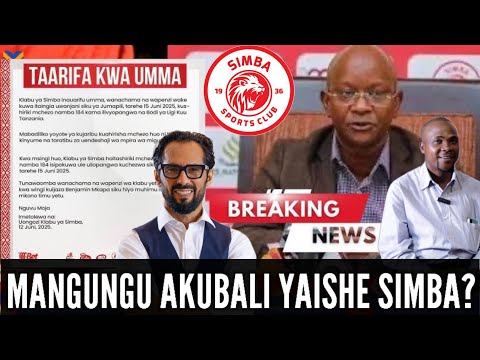 KIRUSI CHABAINIKA SIMBA MANGUNGU AJIUZURU HUYU NDIO MTOA SIRI ZA SIMBA