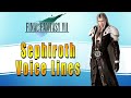 Final Fantasy VII Remake Intergrade Sephiroth Voice Lines 