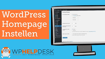 WordPress homepage instellen, statische voorpagina zonder berichten