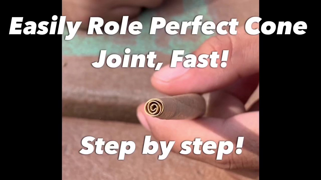 How to Easily Roll a Cone Joint - For beginners