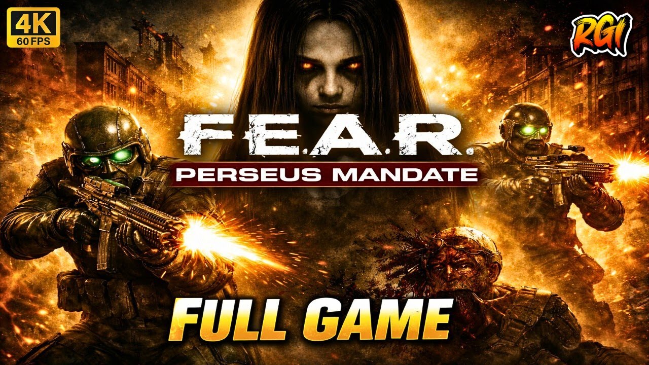 F.E.A.R. Perseus Mandate (2007)(PC) Full Gameplay in 4K / 60FPS 
