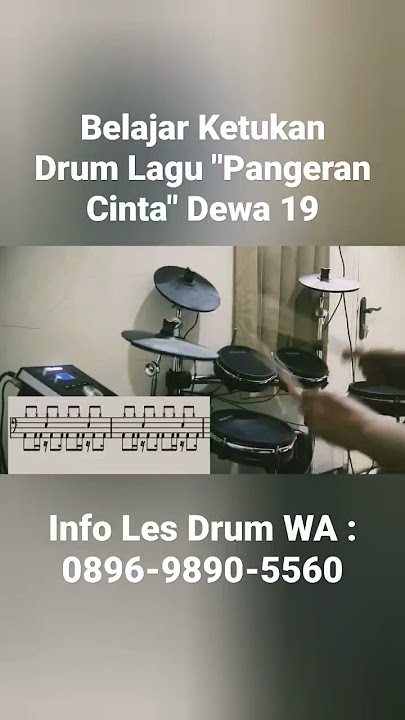 Belajar Ketukan Drum Lagu 'Pangeran Cinta' Dewa 19 #belajardrum #shorts #drums