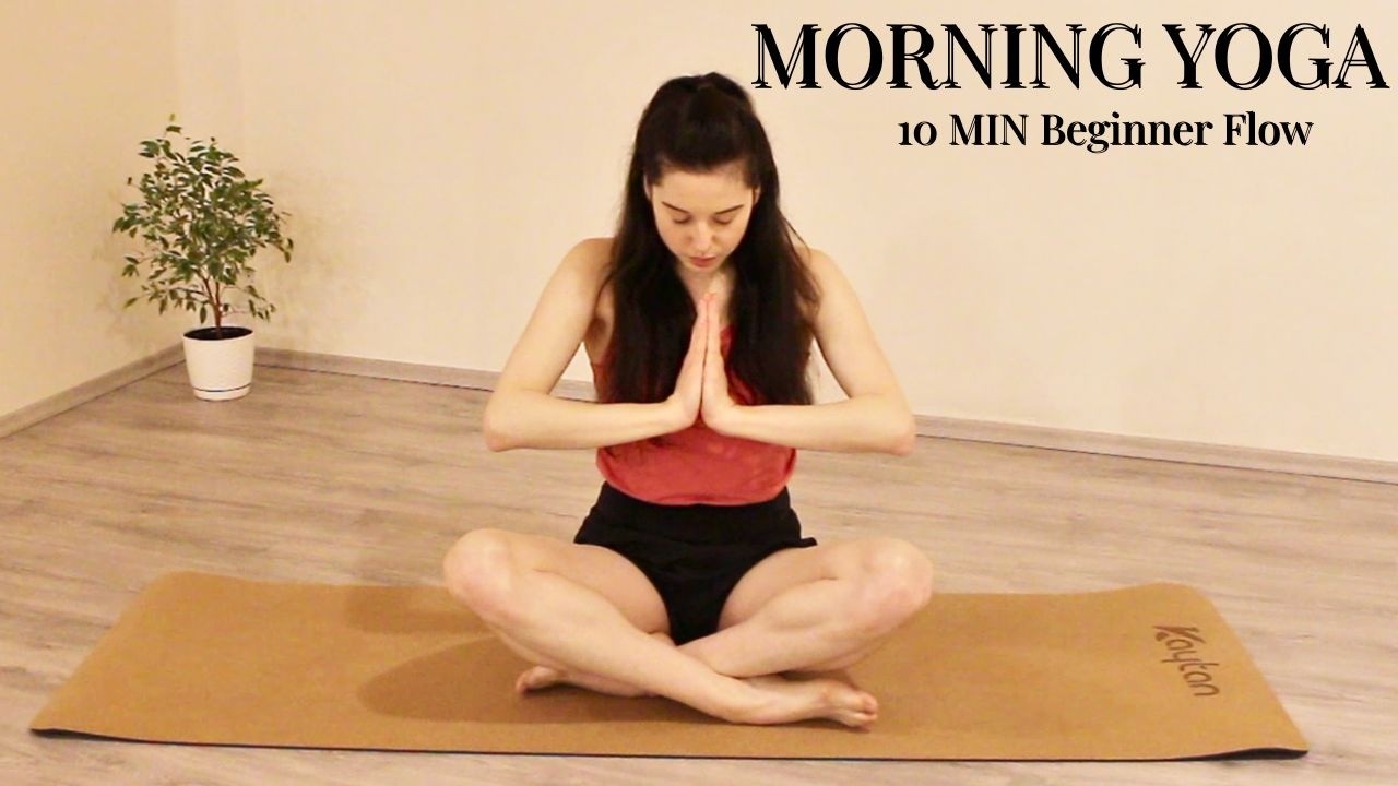 10 Min Morning Yoga for Beginners | Gentle Full Body Flow | Yoga with ...