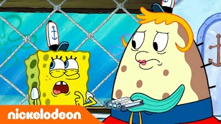 سبونج بوب | مدام نفيخة تعمل في مطعم سلطع؟ | Nickelodeon Arabia