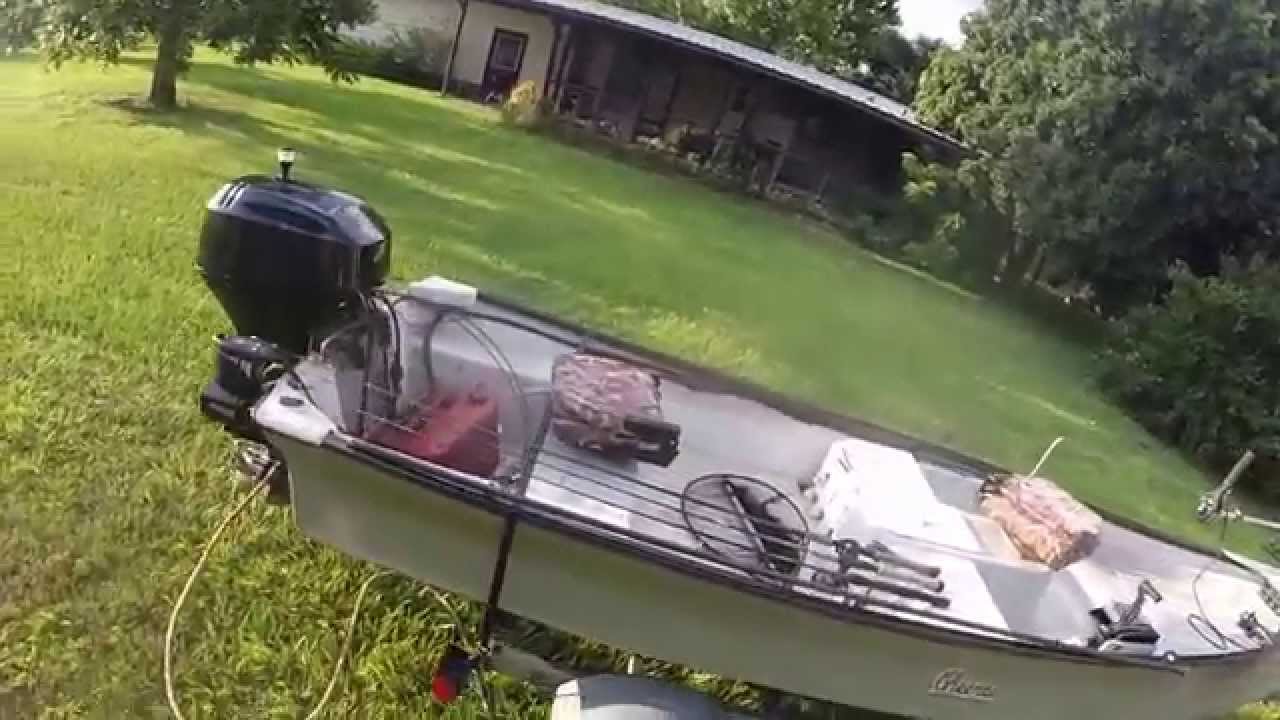 Mercury 25hp 4stroke on a Super 16 Gheenoe YouTube