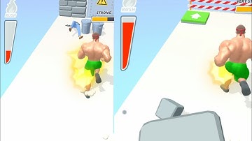 Muscle Rush All Levels Gameplay Android and iOS #Shorts
