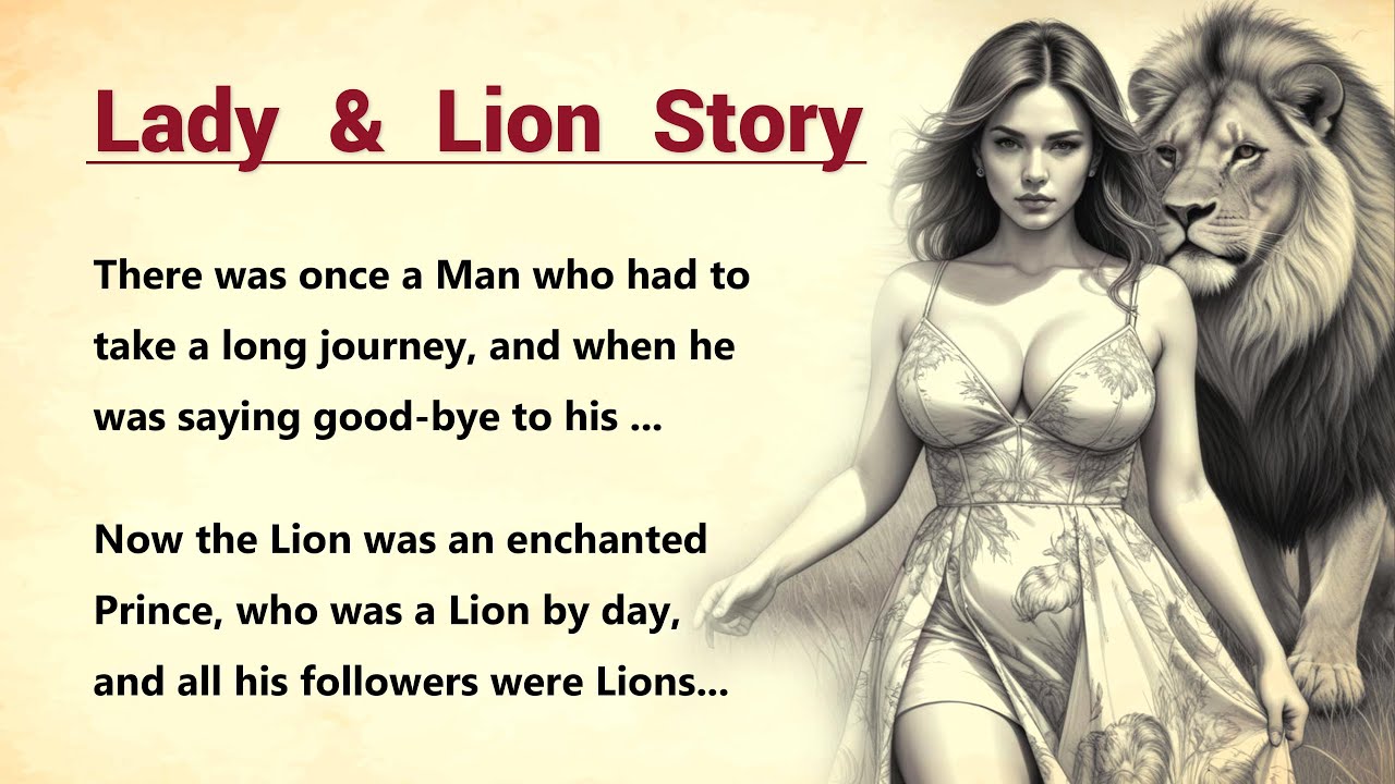 Learn English through Story Level 1 | The Lady and the Lion - english