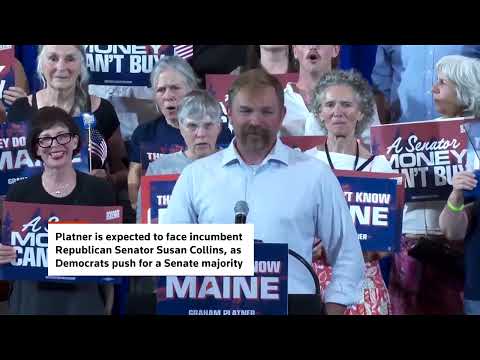 Platner wins Maine Democratic nod in key US Senate race