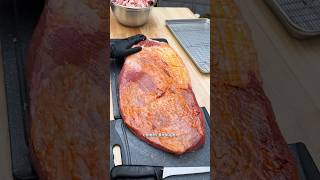 Testing Hot Sauce As Binder For Smoked Brisket