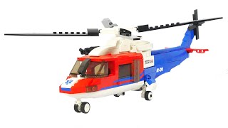 Sluban Models M38-B0886 Rescue helicopter | for LEGO FANS